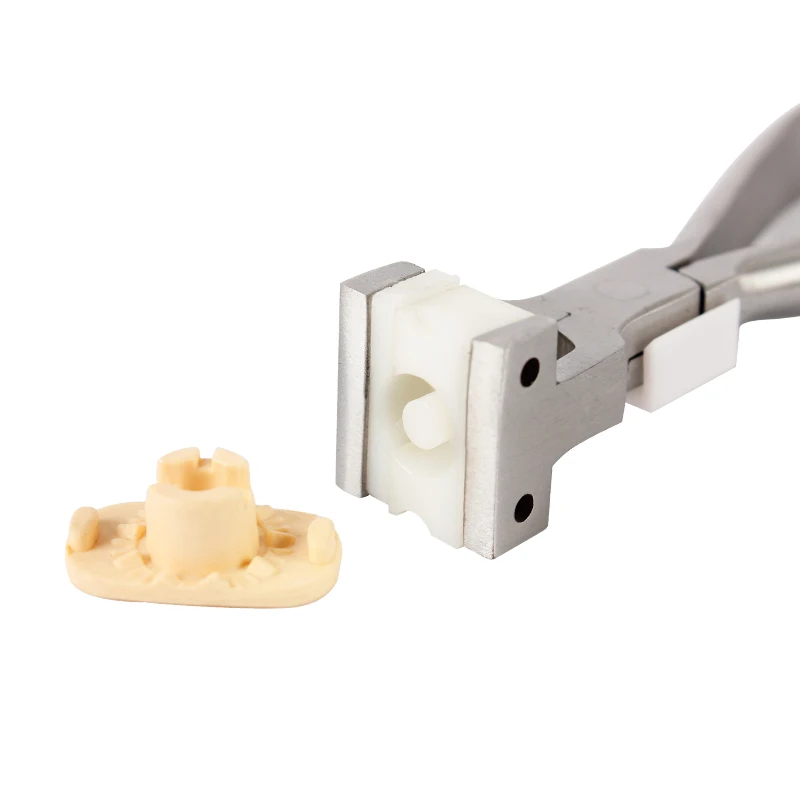 Glasses Nose Pad Plier With Two Holes NDK Lens Blocker Suction Cup Plier Eyeglasses Repair Hand Tool