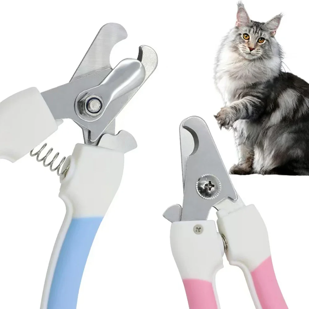 Professional Pet Nail Clipper Stainless Steel Dog Cat Nail Trimmer Labor-Saving Nail Clipper Convenient Dog Grooming Supplies Professional Pet Nail Clipper Stainless Steel Dog Cat Nail Trimmer Labor-Saving Nail Clipper Convenient Dog Grooming Supplies