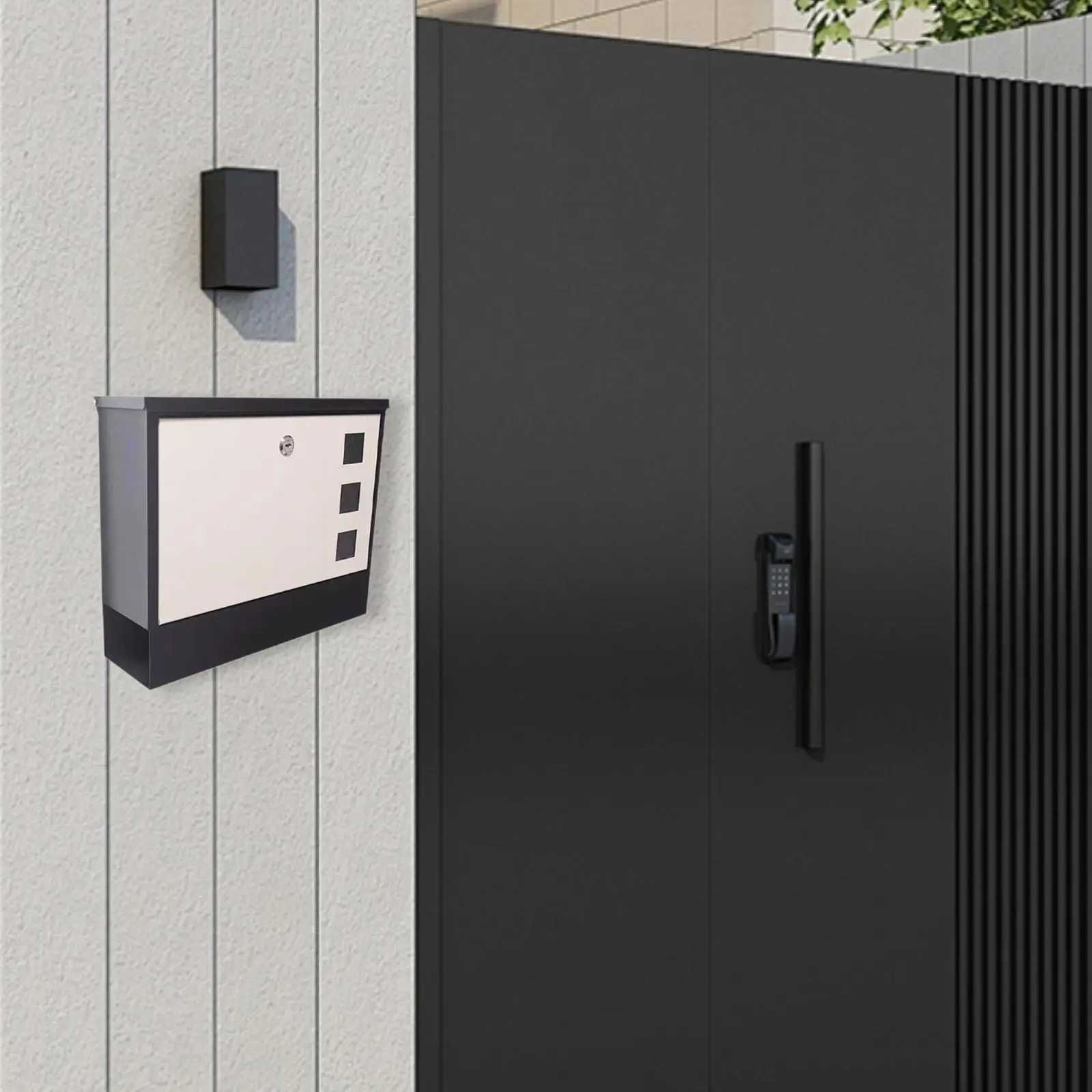Wall Mount Mailbox for Outside Post Box Practical Locking Mailbox Heavy Duty for Newspapers Office Daily Letters