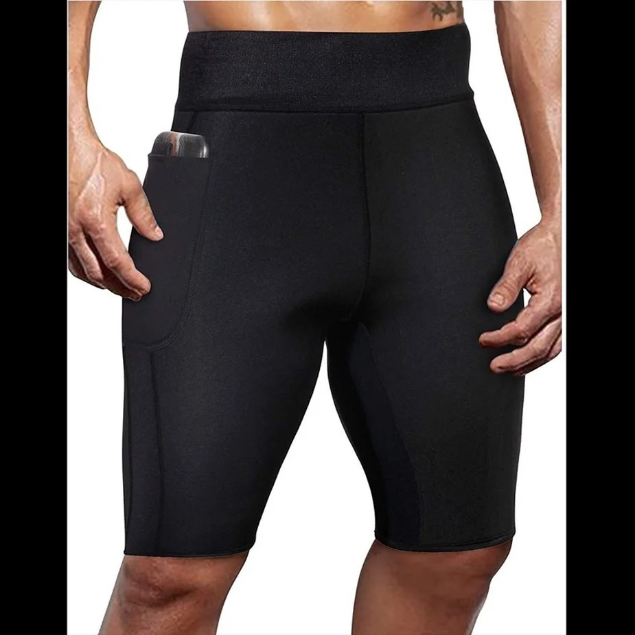 Sauna pant men Waist Training flat Belly Slimming abdomen Sweat Fat Burning Weight Loss Tummy control Body Shaper 2024 New Trend