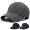 Winter Warm Hat Solid Baseball Caps Adjustable Dad Hat Windproof Warm Hat With Lined Outdoor Sport Hat 1