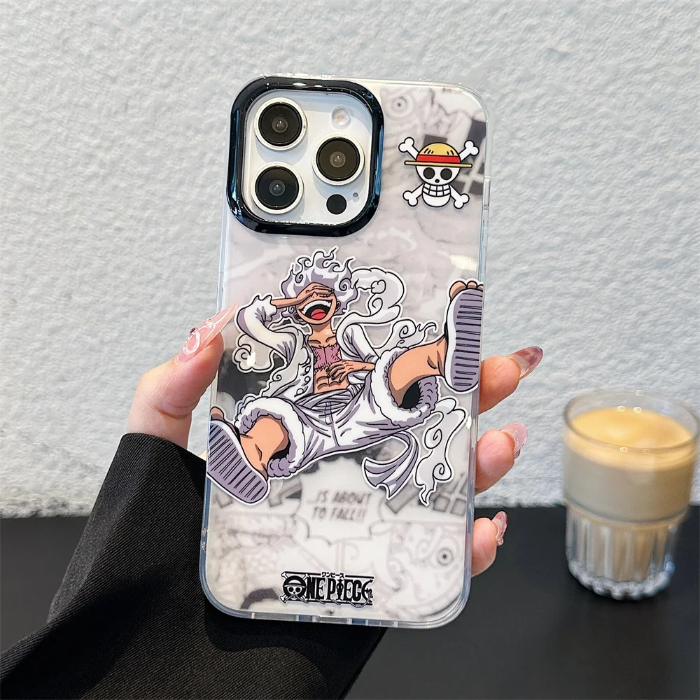 Anime Cartoon One Piece Luffy Silicone Phone Case For iPhone 11