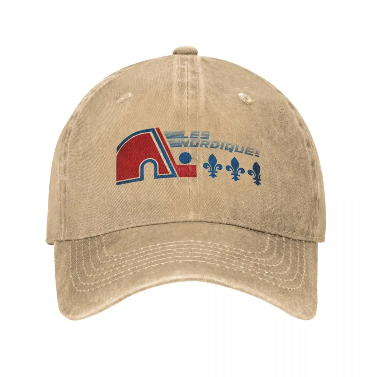 Retro Nordiques Quebec Hockey Baseball Cap Golf Wear Trucker Hat Woman Hat Men's