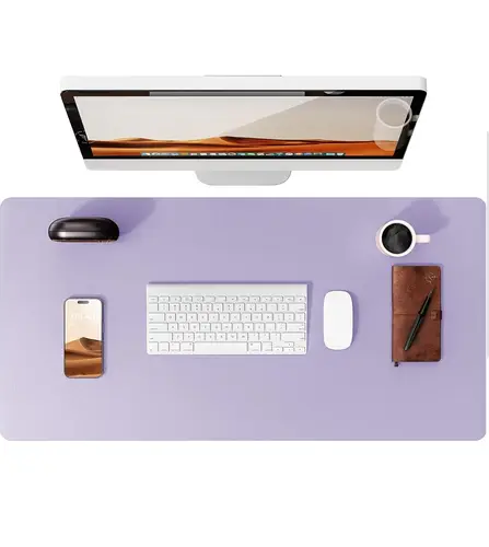 Large Mouse Pad,Office Desk Mat, Leather Desk Pad Protector, Non-Slip PU Leather Desk Blotter, Laptop Desk Pad - Image 11