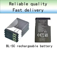 BL 5C BL5C BL-5C 3.7V lithium polymer mobile phone battery for Nokia 1100 1110 1200 1208 1280 2600 2700 3100 3110 5130 6230 1600