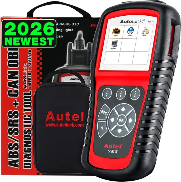 Autel AL619 OBD2 Scanner Car Diagnostic Tool Code Reader Automotriz ABS SRS Automotive 1