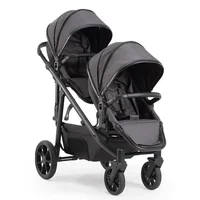 Poussettes jumelles pliantes et inclinables légères pour deux enfants, poussette de voyage pour bébé 5