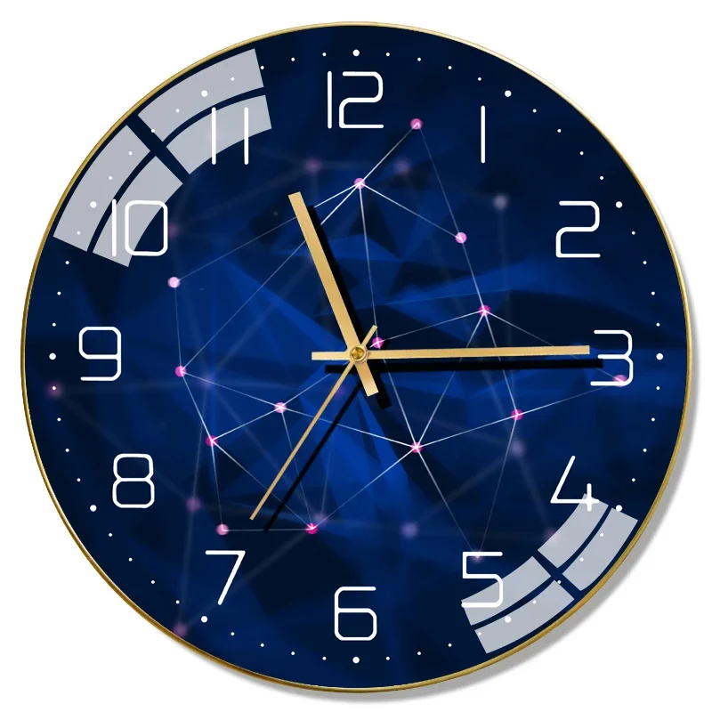 Glass Mechanism Wall Clock