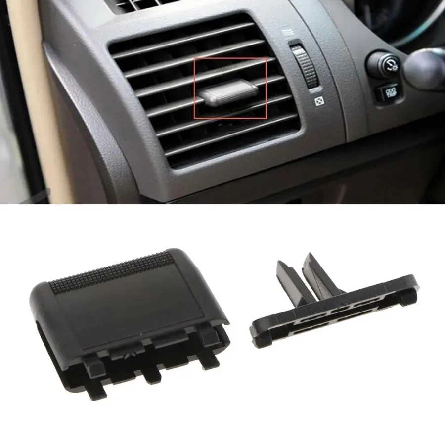 

1x Auto Car Instrument Panel A/C Air Conditioning Vent Outlet Tab Clip Adjust Slice Clips Car Accessories for Toyota Prado 10-17
