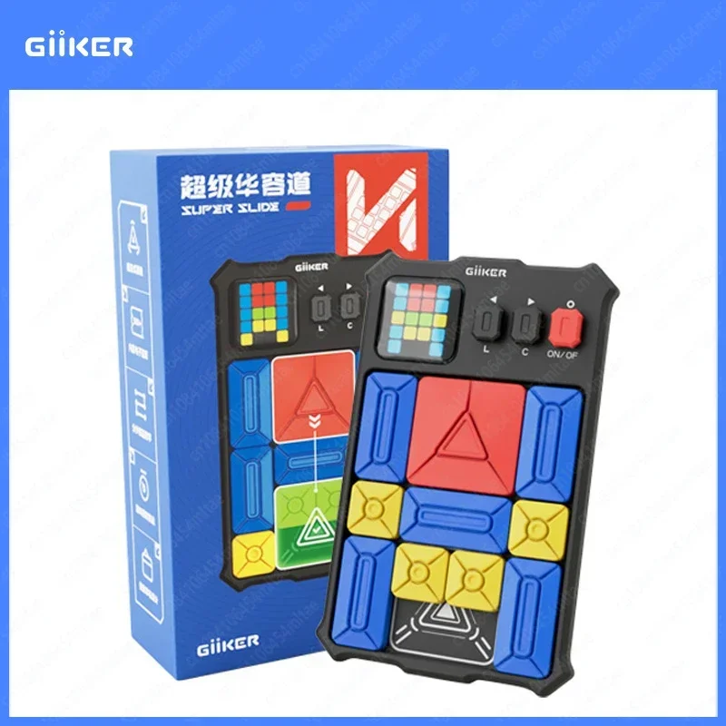 Super Slide Huarong Road Smart Sensor Game 500+ Levelled UP Brain Teaser Puzzles Interactive Fidget Toys For Kids Gifts smart sensor game,smart finger toys