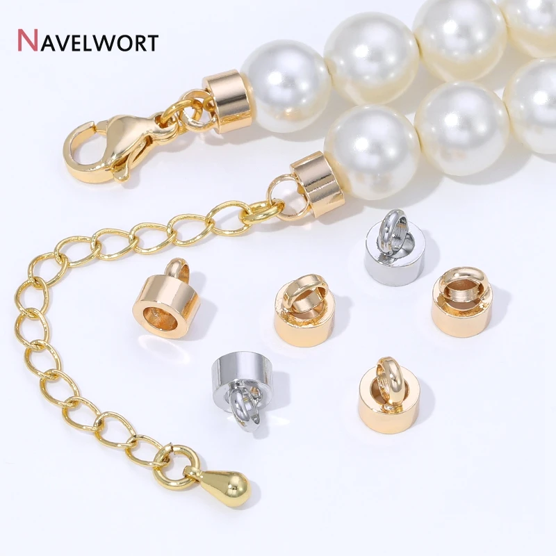 14K Gold Plated Brass Metal Pendant Pinch Bail For Making Jewelry Pendant Bail Hooks DIY Bracelet Necklace Making  Materials