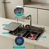 New Pull Out Waterfall Kitchen Sink Water Tap Kitchen Sink Multifunction Waterfall Kitchen Faucets Novel Kitchen Accessorie 2
