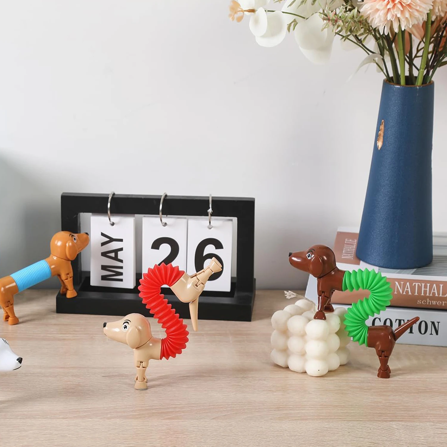 12/24 Pcs Dog pop tubes ,Autism Sensory Toys, Fidget Toys for Kids