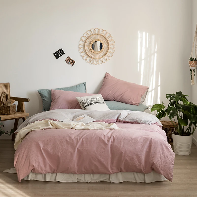 

Скандинавский минималистичный телефон, новинка, полный размер, обычное постельное белье для мальчиков, гостиничный хлопковый комплект для пары, элегантный дизайн