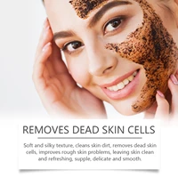 Honey Brown Sugar Scrub Cream Exfoliate Remove Facial Oil Shrink Pores Smooth Moisturize Skin Softening Keratin Cleansing Scrub 4