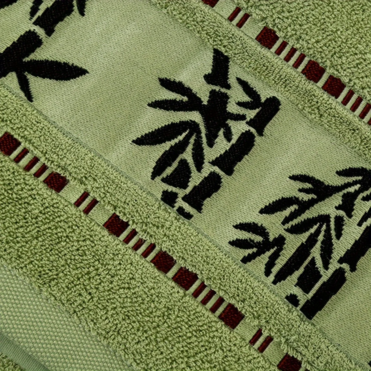 Cotton bamboo fiber embroidered towel, absorbent and quick drying, super soft and lightweight, essential for home bathroom