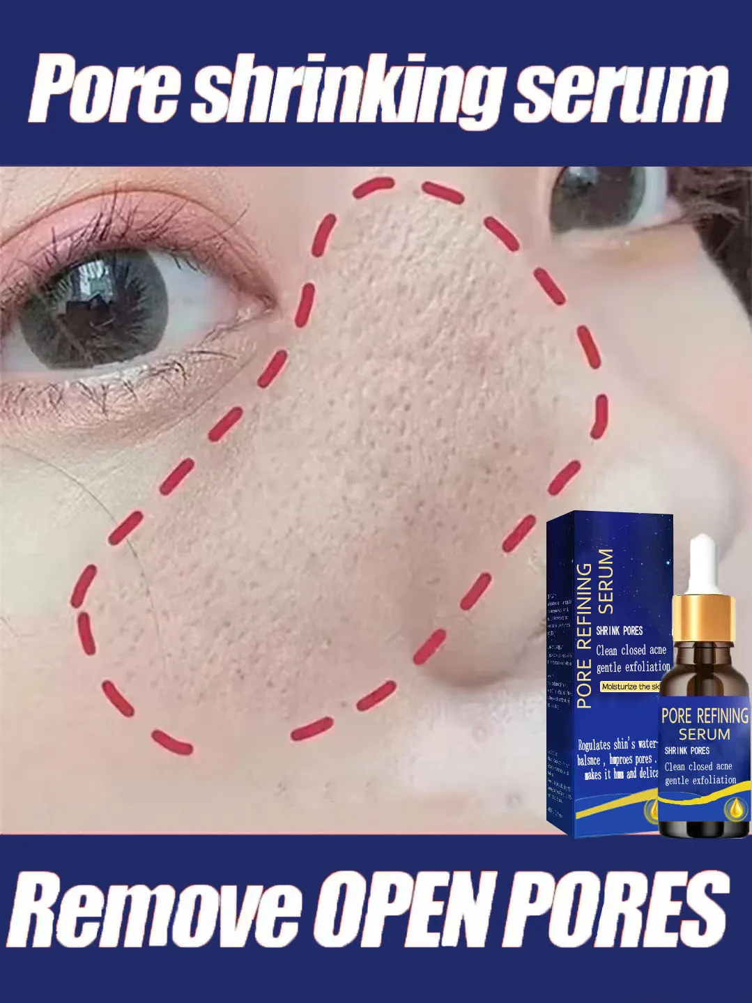 S&eacute;rum de r&eacute;paration de pores qui r&eacute;pare les pores poreux et opaques et restaure une peau parfaite.