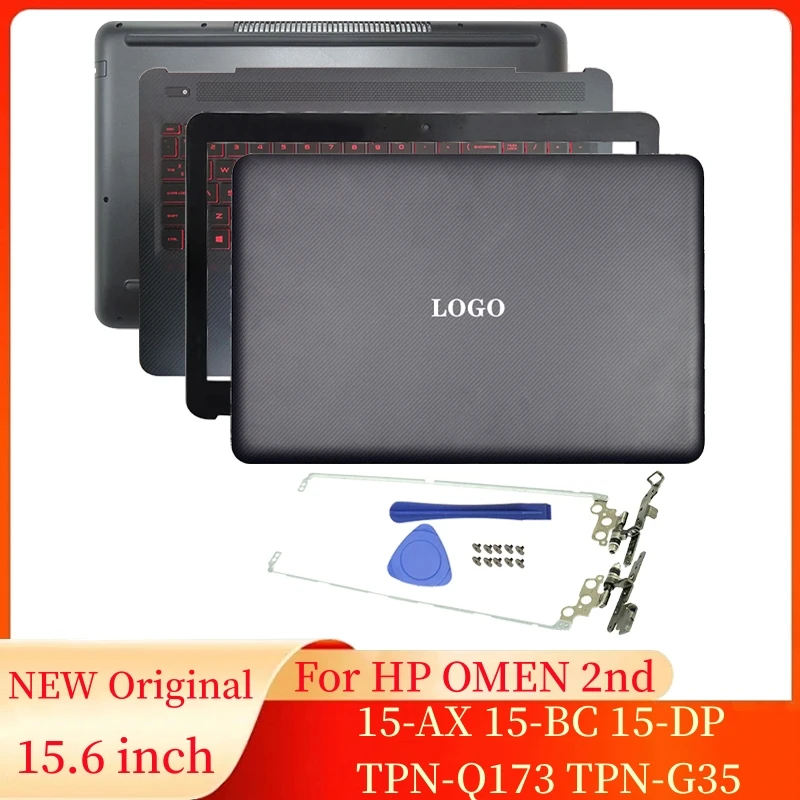 

Notebook Case For HP OMEN 2nd 15-AX 15-BC 15-DP TPN-Q173 TPN-G35 Laptops LCD Back Cover Front Bezel Hinges Palmrest Bottom Case
