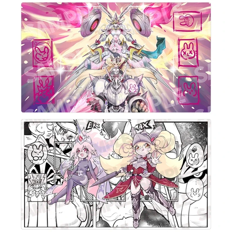

DIY Homemade Yu-Gi-Oh! Centurion Card Pad Single Person Rubber Battle Table Mat Anime Game Peripheral Collection Christmas Gift