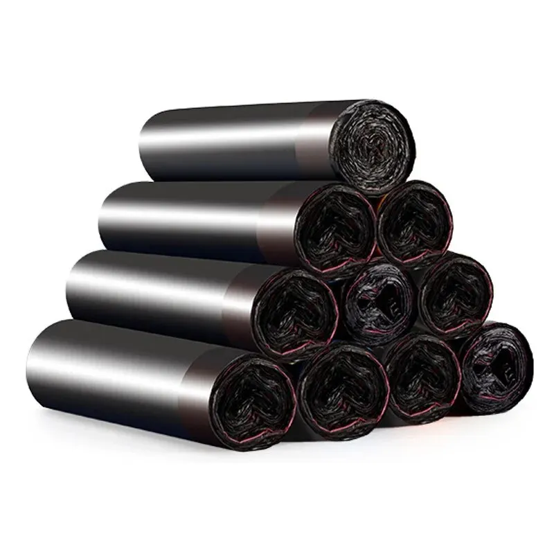 Drawstring Type Thickened Handheld Automatic Trash Can Home Use Daily Cleaning Plastic Bag Household Waste Disposal trash bags disposable trash bags garbage bags