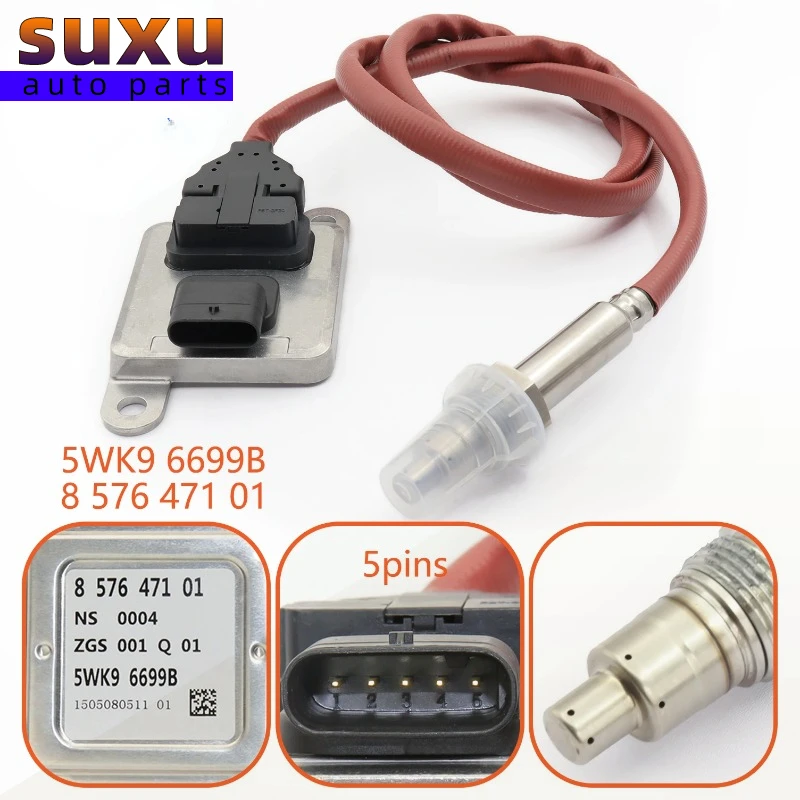 

Датчик оксида азота, Датчик NOx 857647101 5WK96699B для BMW F10 F15 F30 F31 F02 E90 X3 X5 OEM 857647101 5WK96699B