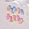 Fantasy Beach Summer Dreamy Colorful Seasnail Shell Pearl Conch Jelly Star 5D Decals Soft Relief 3D Decoration Nail Art Stickers 6