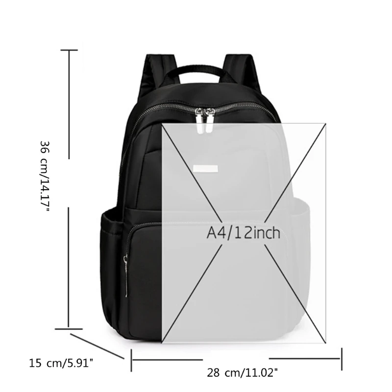 Double Strap Shoulder Bag Travel Bag Versatile Rucksack for Girl Student Back to School Backpack Large Capacity Book Bag