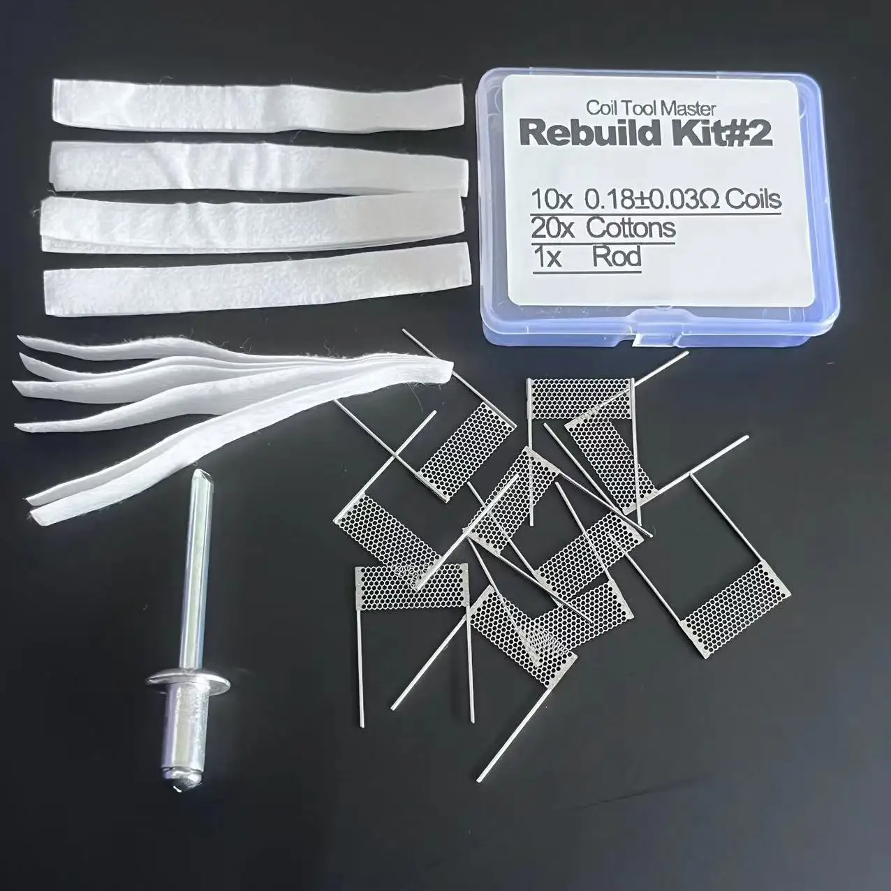 Strumento Bobina Fai Da Te Master Rebuild Gt Coil Kit Gt Mesh 0.18Ohm Gt2 Coil Per Sky Solo Plus Luex Ii Cascade Mini Baby Tank Cotton Kit