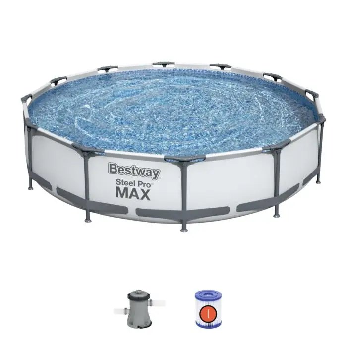 

metal frame portable PVC Easy Set Above Ground Pool Steel water swimming paddling pool