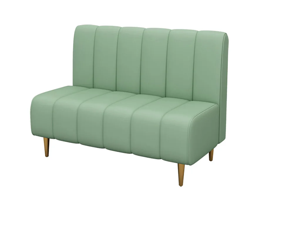 Burger Shop Sofa Cafe Card Seat Against The Wall Casual Restaurant Table and Chair Combination