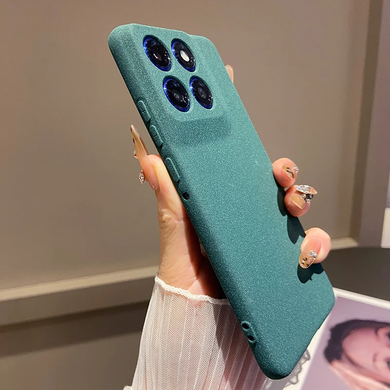 Ultra-Thin Soft Silicone Sand Case with Camera Protector