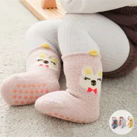 Autumn Winter Thick Warm Baby Stockings Super Soft Middle Tube Socks for Newborn Infant Toddler Boys Girls Mid Calf Long Socks 2