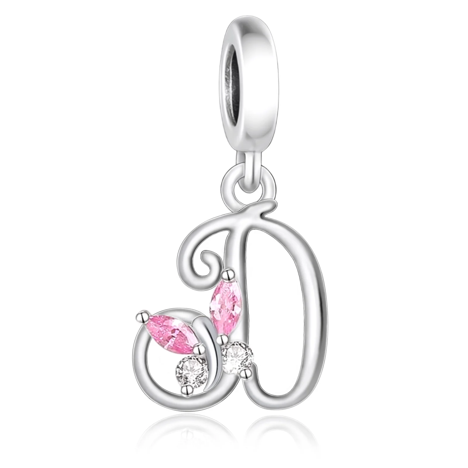 FC Jewelry Fits Original Pan Charms Bracelets Necklace 925 Sterling Silver A-Z Alphabet Letter Kralen Beads Birthday Berloque 2