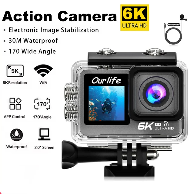 Orgoo Swift 4k Action Camera GA420W 4K 60FPS 24MP Action Camera