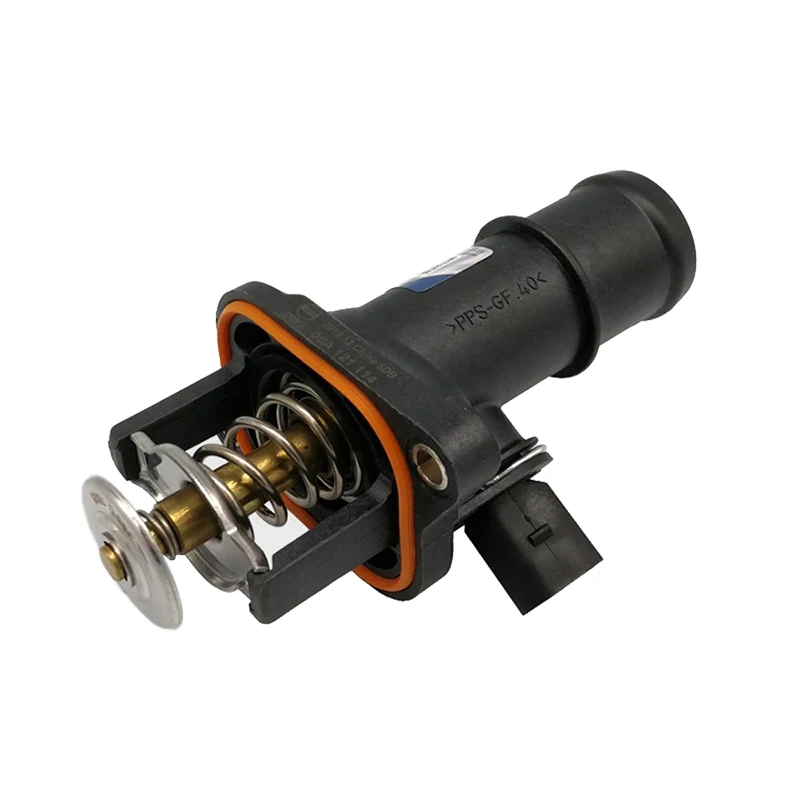 06A121114 06A 121 114 Thermostat Housing With Sensor For Audi A3 Seat Leon Skoda VW Bora Polo Golf Mk4 1.6 (1997-2005)
