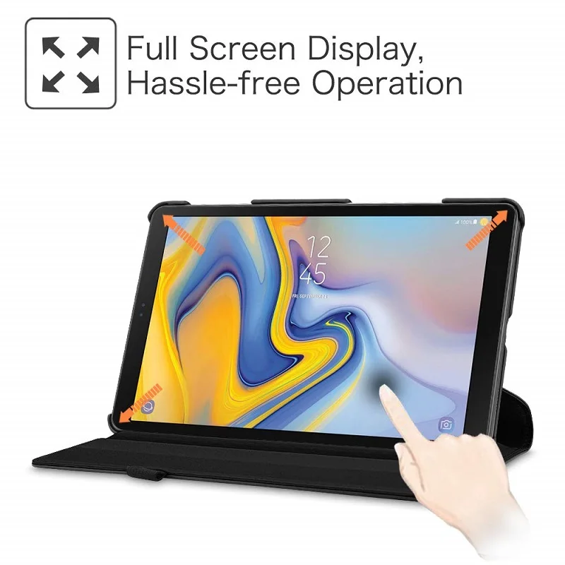 ̽ Ｚ   A 10.5 Funda Ŀ  10.5 SM-T590 SM-T595 SM-T597 2018 360 ȸ  ĵ Pu  ̽
