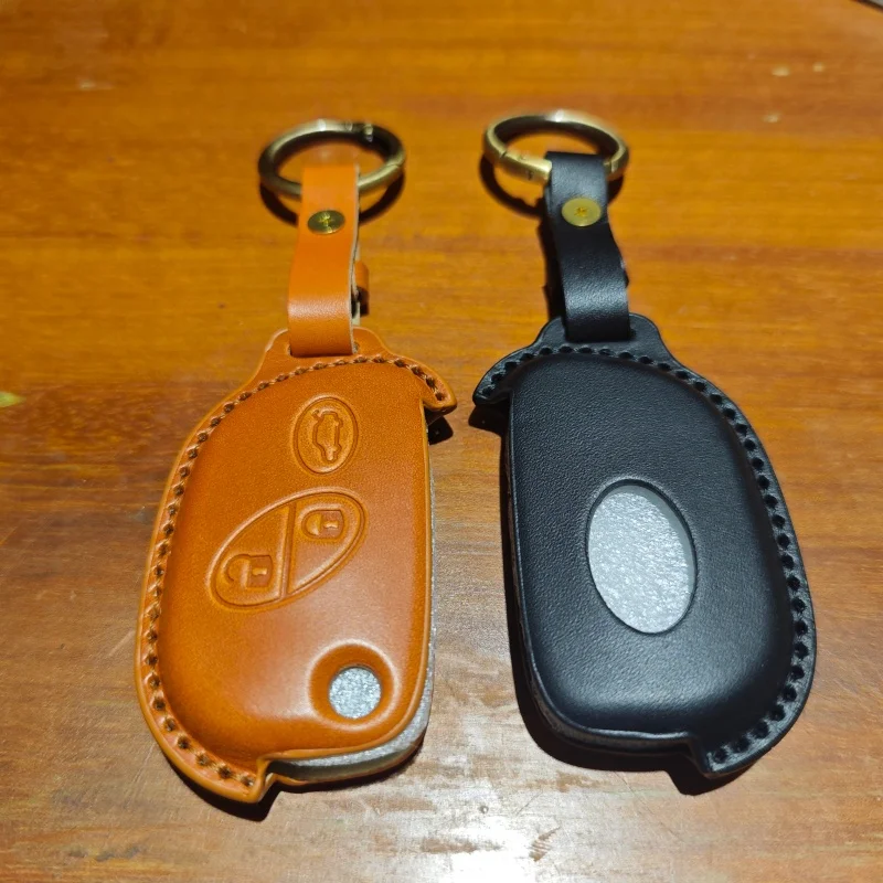 Key Case Key Case Cover Car Key Shell Leather Key Cover For Maserati Quattroporte GranTurismo Gran Turismo 2005 2006 2007 2008 09 10 2011 433MHz ID48 key RX2TRF937