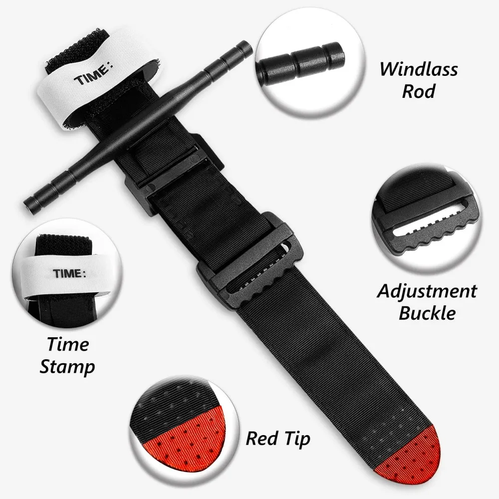 （1pc/2pcs/4pcs/8pcs）Tourniquet, the fastest, safest, and most effective antiemetic control for one-handed operation.