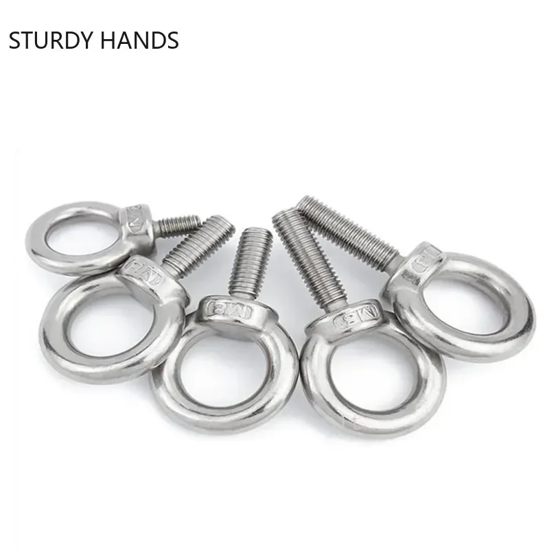 parafusos anel loop buraco cabo corda eyebolt 02