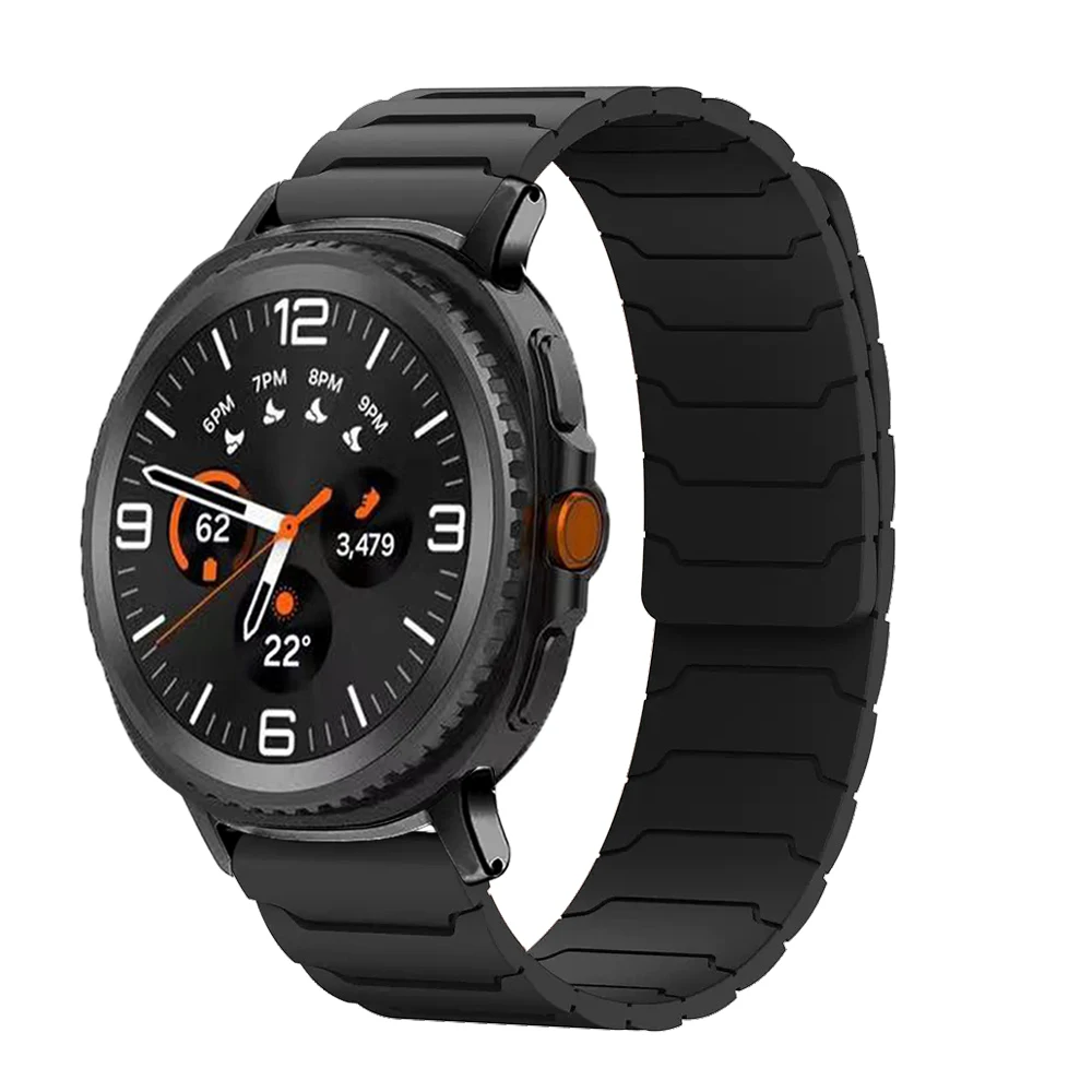 Magnetic Silicone Loop Strap Replacement Bracelet