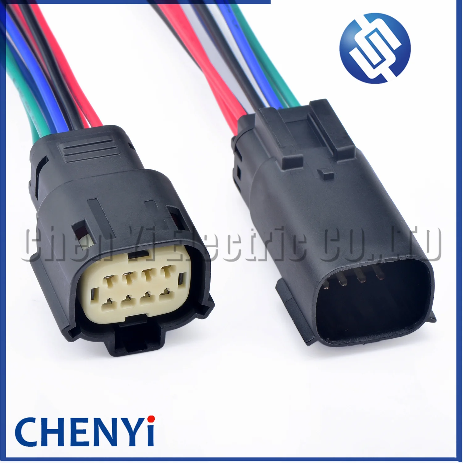 Description Picture 4 of item8 Pin 33472-0801 Auto Electrical Headlight Light Socket Car Engine Cable Plug For Ford BUICK Chevrolet With wiring harness