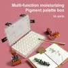SeamiArt 50 Grids Plastic Airtight Pigment Palette Multi-function Moisturizing Watercolor Painting Box for Art Supplies 1