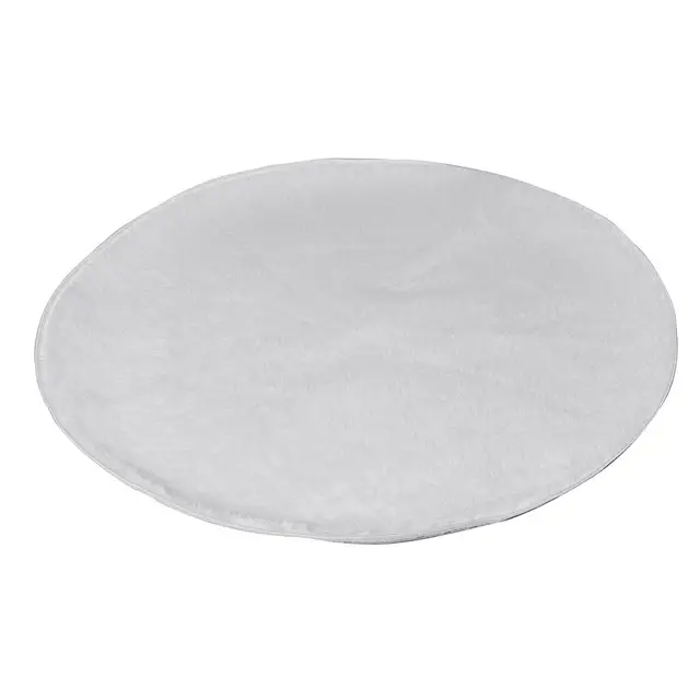 39inch White Round Soft Floor Mat Living Room Bedroom Carpet Children Anti-skid Playing Mat Soft Round Fluffy Rugs Carpets 3