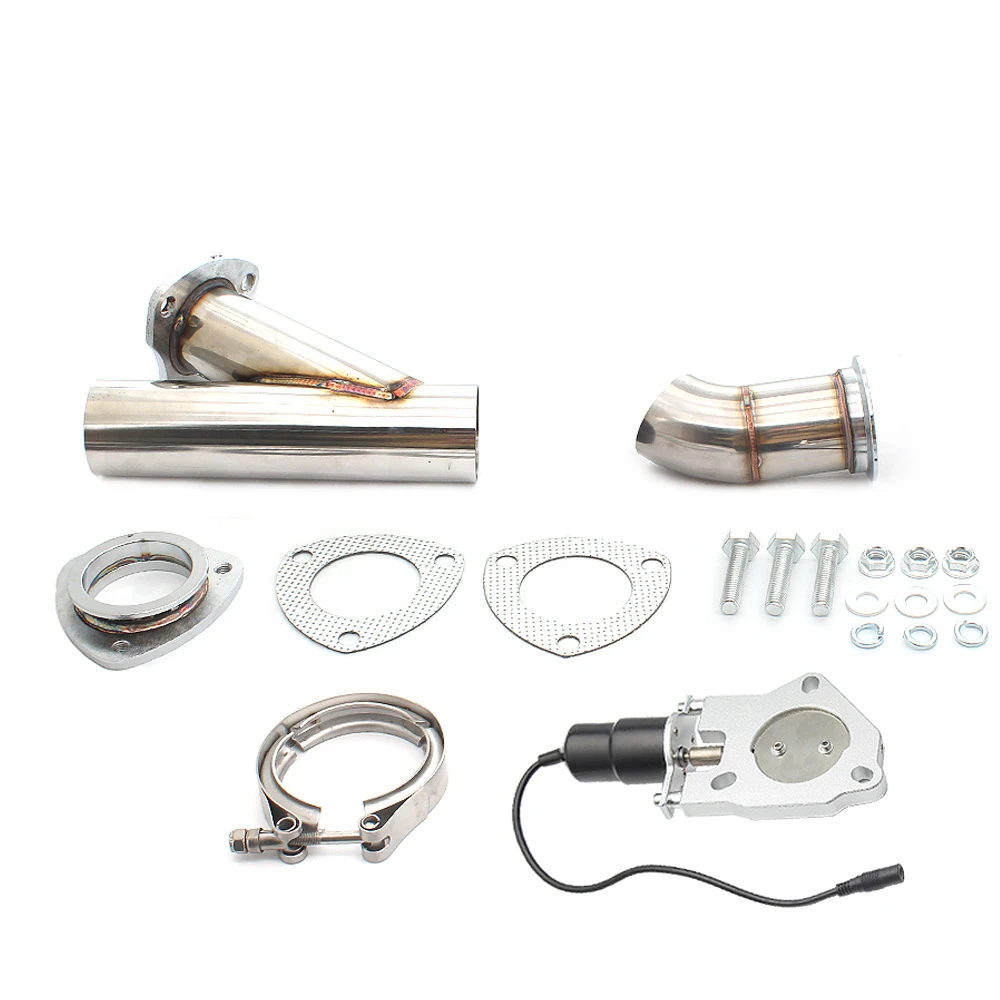 with Remote control and Manual Operation 2"/2.25"/2.5"/3" Electric Stainless Exhaust Cutout Cut Out Dump Valve/switch