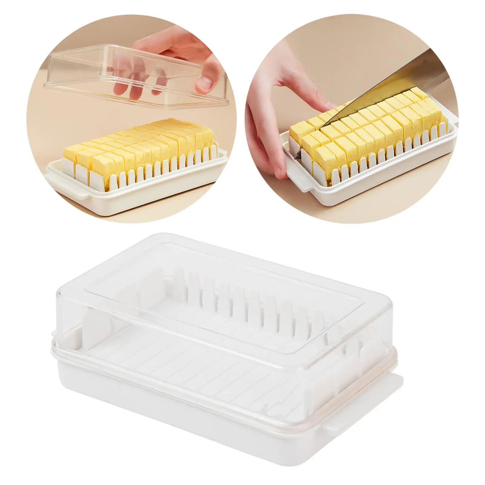 Butter Cutting Box Butter Cutter Refrigerator Crisper Container Storage  Seal With Lid Butter Splitting Box Kitchen Baking Tools - AliExpress