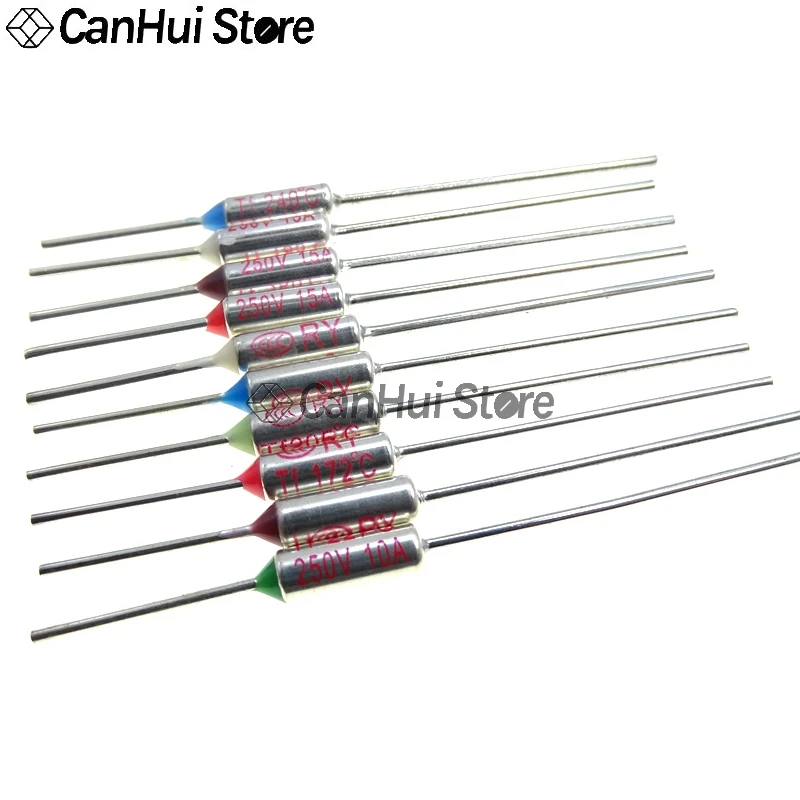 TF Thermal Fuse RY 10A 15A 250V Temperature 60C-300C