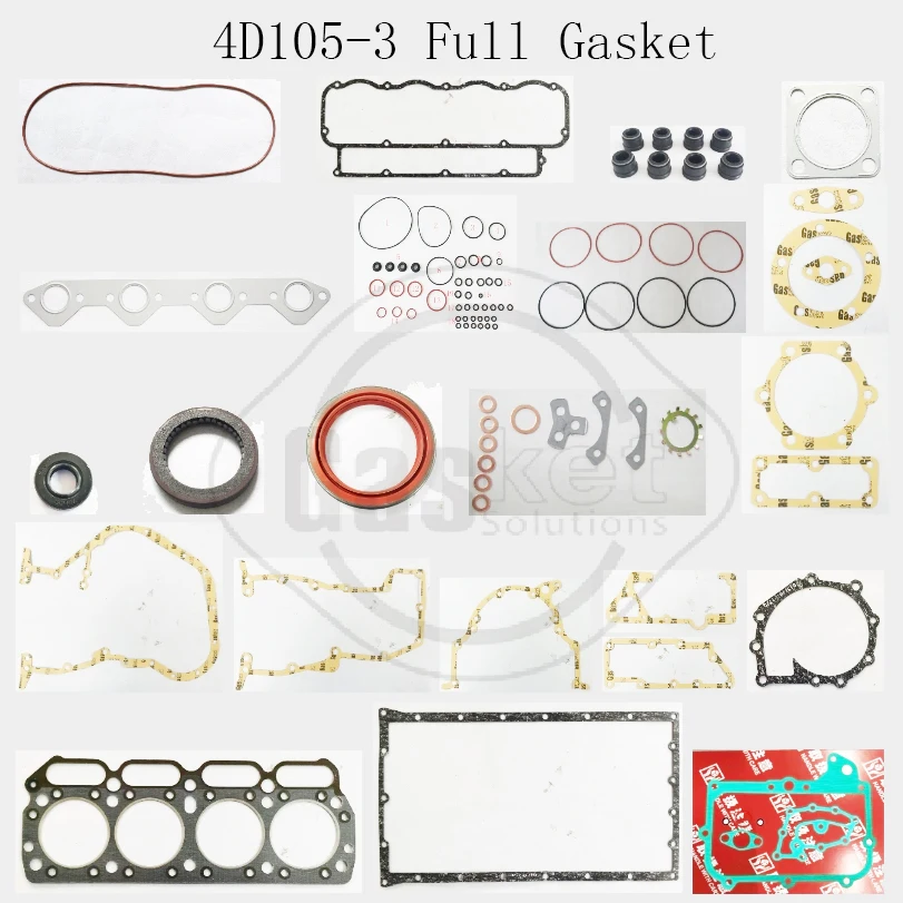 

Полный комплект прокладок для экскаватора Komatsu 4D102 4D105-3 4D105-5 4D102-6 S4D102