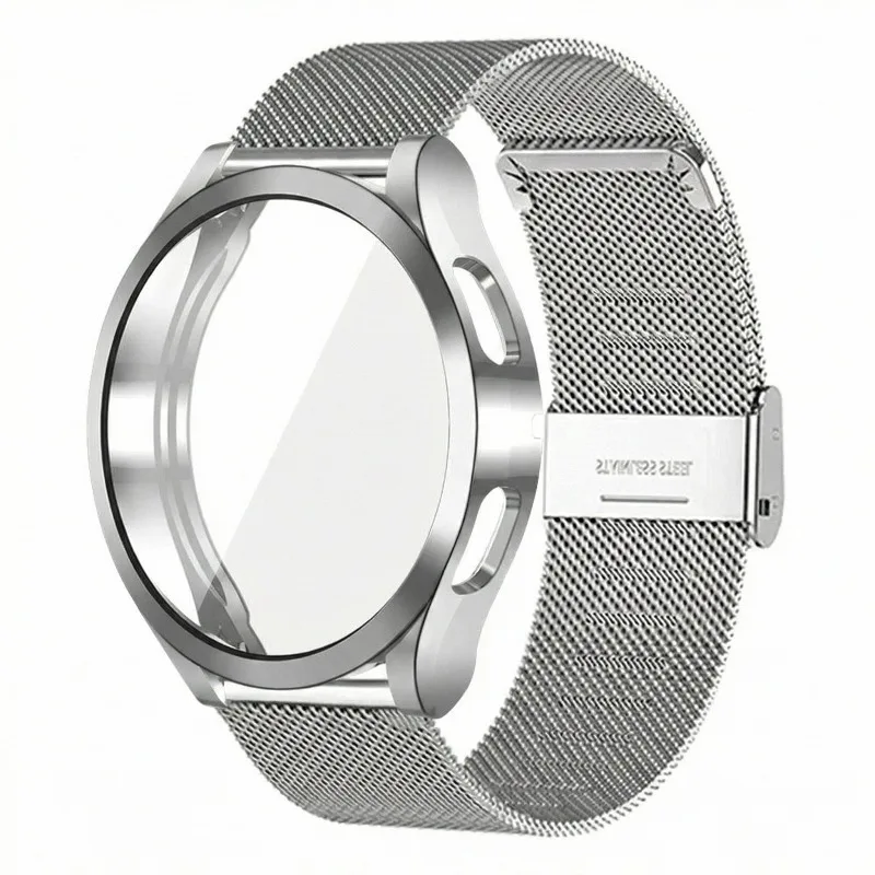 Premium Metal Band with Protective PC Case for Smartwatch - 40mm/44mm