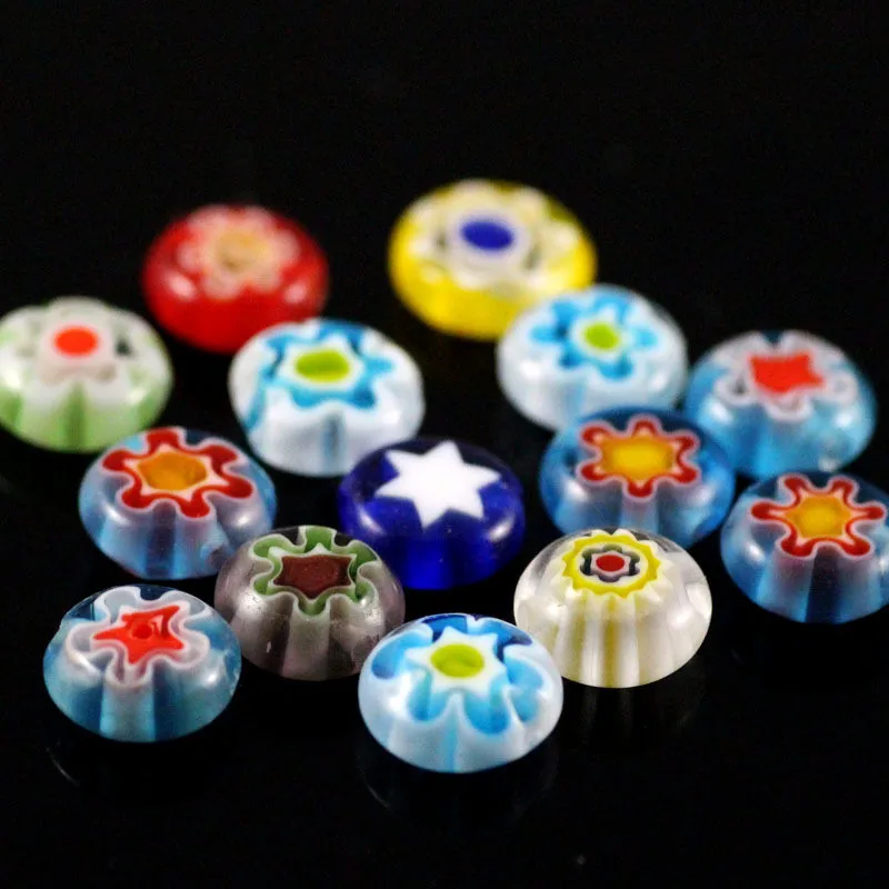 DIY Mosaic Supplies 28g Mixed Flower Mosaic Glass Tiles