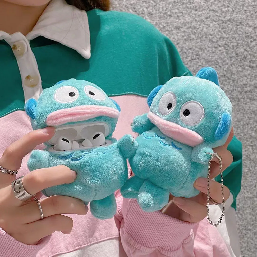 

Hangyodon Cartoon Cute Plush Earphone Case Airpods Pro Protective Case 2/3rd Generation Iphone Bluetooth Wireless Earphone Case
